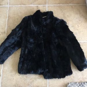 Rabbit fur coat  vguc medium